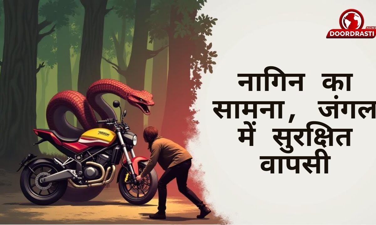 नागिन का सामना , जंगल में सुरक्षित वापसी