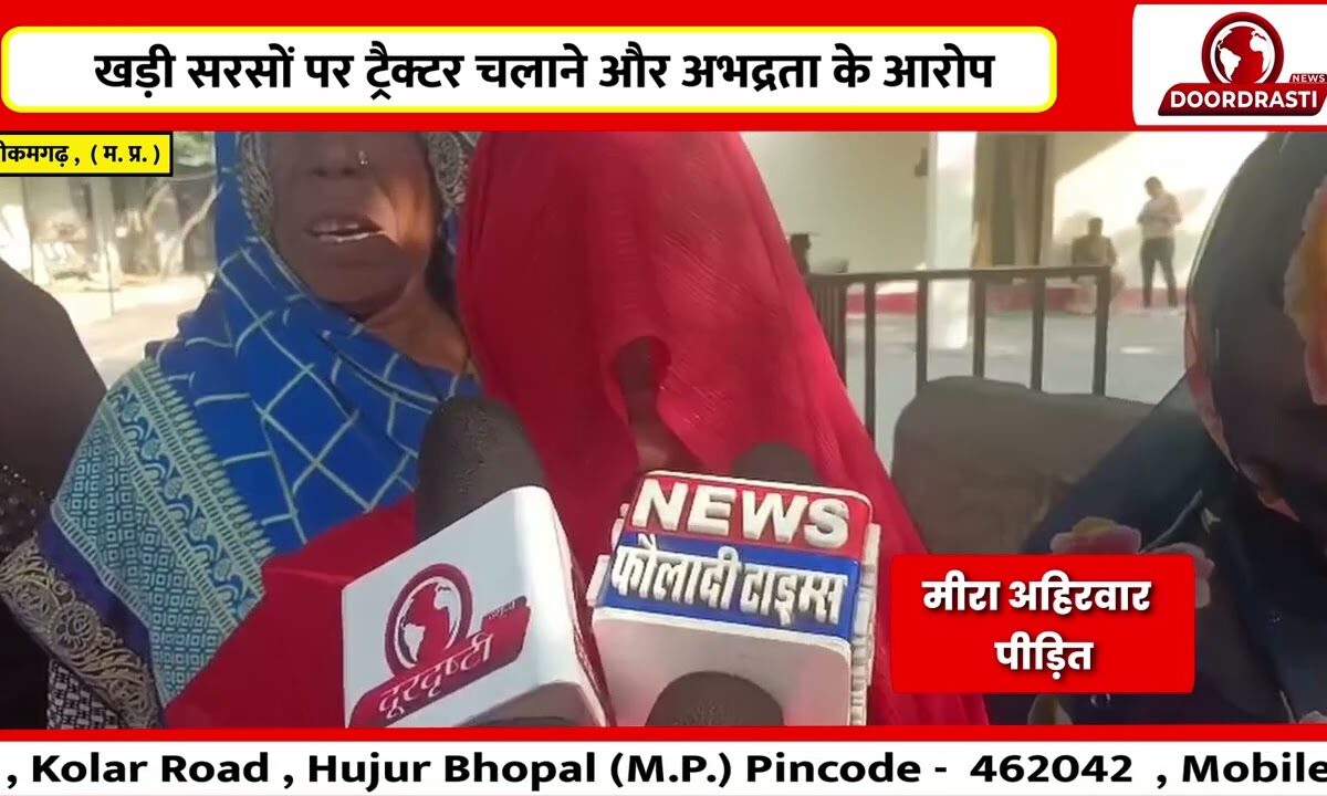 पीड़ित पक्ष ने कार्रवाई की मांग कर सौंपा ज्ञापन