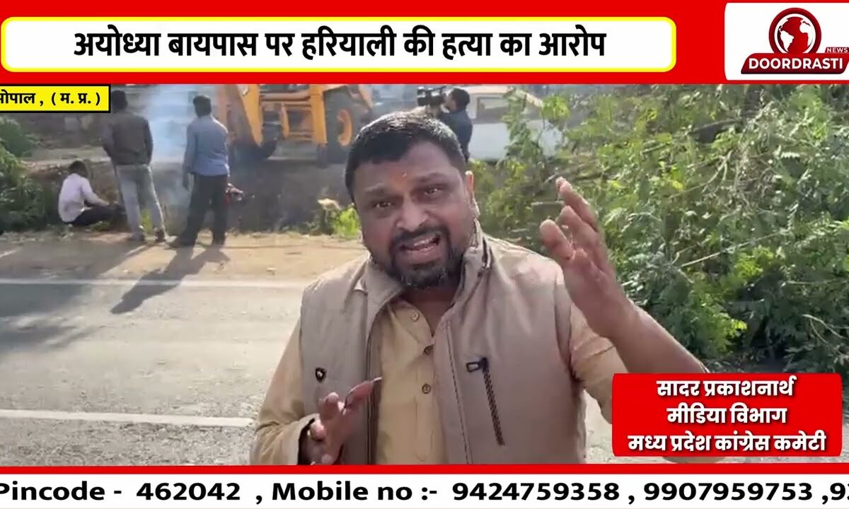 7,881 पेड़ कटाई पर कांग्रेस का कड़ा विरोध