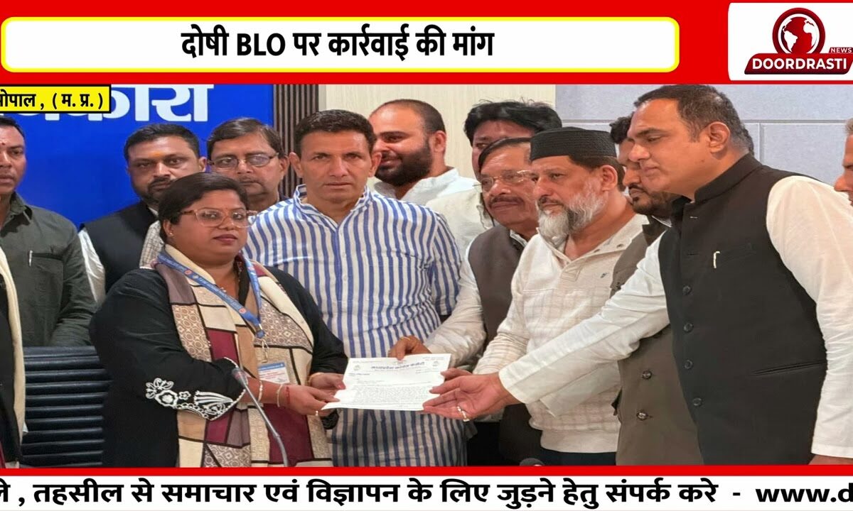 SIR में गड़बड़ी, लोकतंत्र पर हमला – जीतू पटवारी