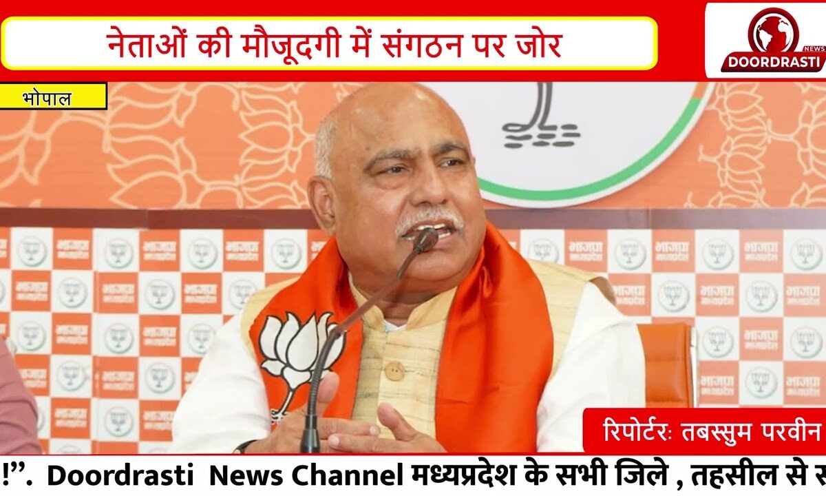 BJP पिछड़ा वर्ग मोर्चा बैठक: हेमंत खंडेलवाल का बड़ा संबोधन | संगठन को लेकर दिए अहम संदेश I