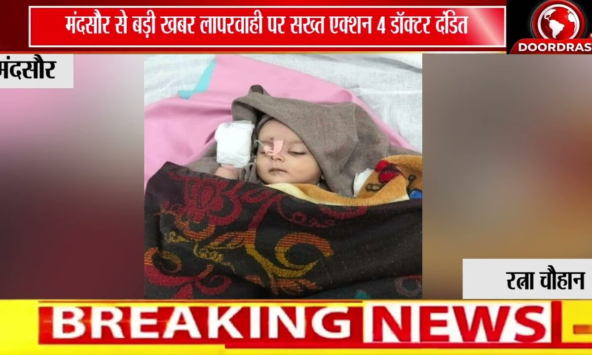मंदसौर जिला अस्पताल के 4 डॉक्टरों पर कार्रवाई | सिजेरियन डिलीवरी में लापरवाही पर लगा जुर्माना ⚕️