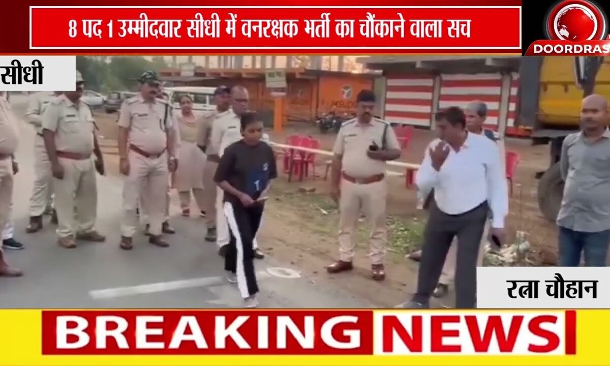 सीधी में वनरक्षक भर्ती का चौंकाने वाला नतीजा: 8 पदों के लिए सिर्फ एक अभ्यर्थी चयनित