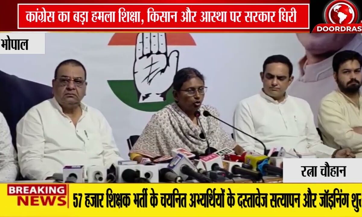 कांग्रेस ने सरकार पर उठाए कई सवाल