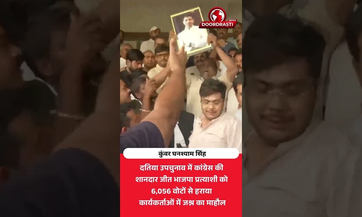 दतिया में कांग्रेस की बड़ी जीत! 6,056 वोटों से जीते कुंवर घनश्याम सिंह