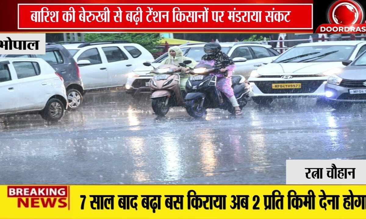MP में कमजोर पड़ा मानसून! | 25 जिलों में बारिश का संकट, किसानों की बढ़ी चिंता