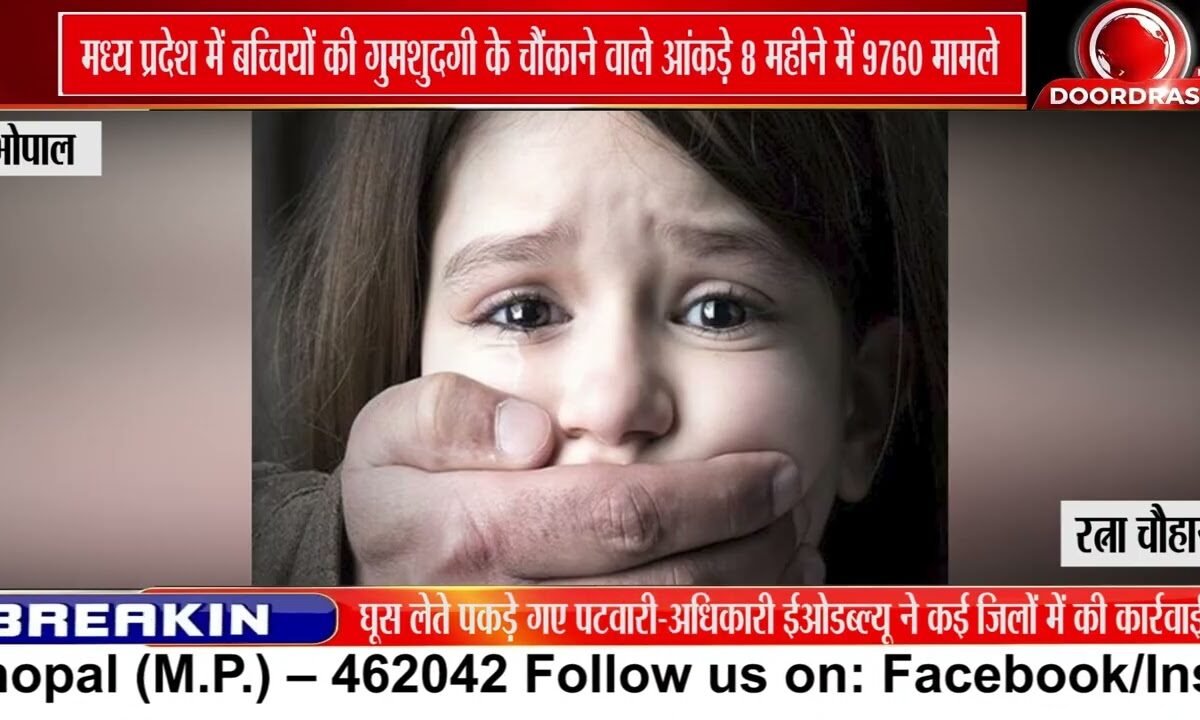 MP में हर दिन 40 बच्चियां लापता, 3303 अब भी गायब